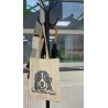 Totebag chien pailleté