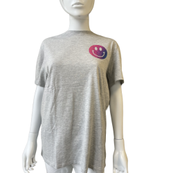 Tee-shirt avec un flocage "smiley" - taille M