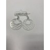 Boucles d'oreilles rayure en relief