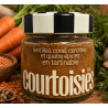 Lentilles corail, carottes et quatre épices en tartinable