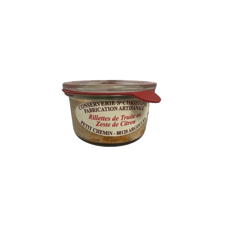 Rillettes de truite au zeste de citron