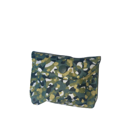 Pochette à savons verte camouflage